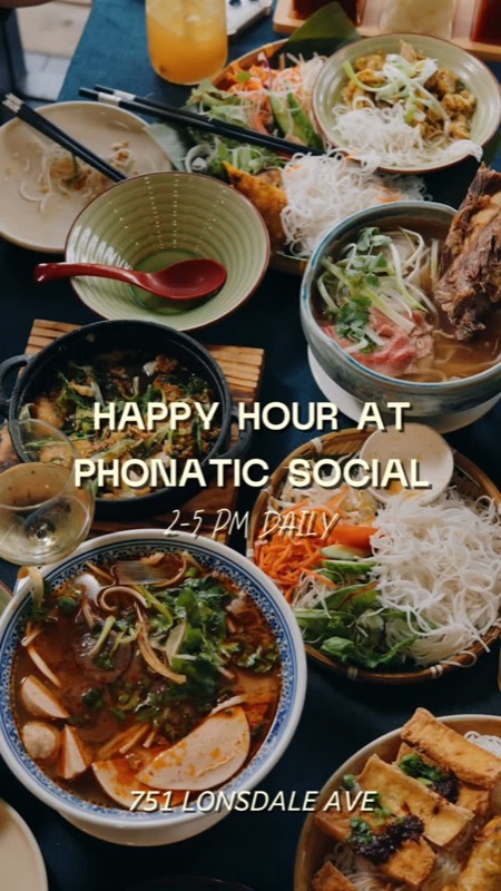 HAPPY HOUR @phonatic_social 🥢